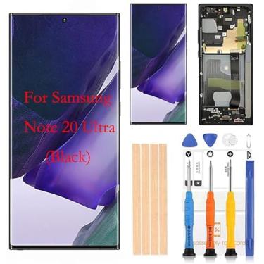 Imagem de [Preto com moldura] LCD Amoled para Samsung Galaxy Note 20Ultra 5G Tela digitalizadora LCD Touch Assembly Substituição SM-N985 N985A N985F N985P N985R4 T U V W por BITANR