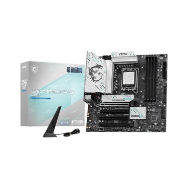 Imagem de Placa Mãe MSI B860M GAMING PLUS WIFI7 LGA 1851 4xDDR5 Intel B860 ATX