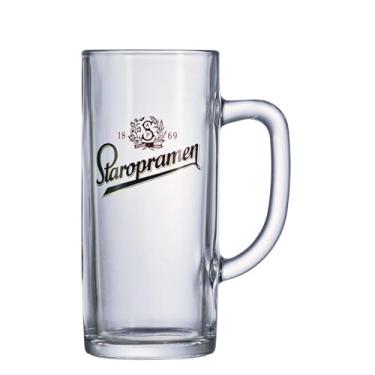 Imagem de Ruvolo, Caneca Chopp Colecionável Staropramen, Caneca de Vidro para Cerveja 500ml