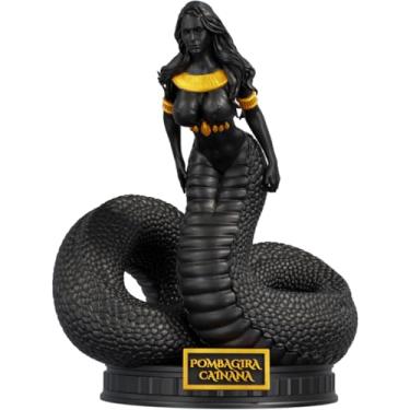 Imagem de Estátua Pombagira Cainana Imagem Umbanda Candomblé (Cor Aurum Noctis)
