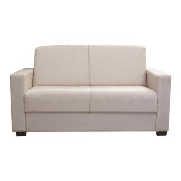 Imagem de Sofá 3 Lugares Confortável 1,60m Livia Gran Luxo Bellamado, Bege