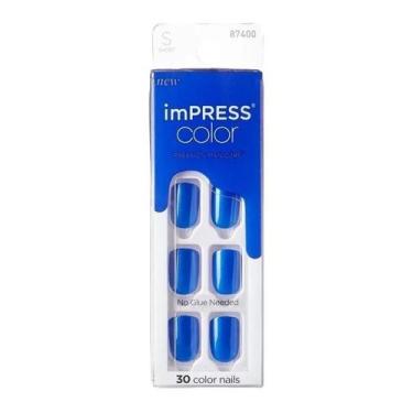 Imagem de Unhas Postiças Autocolante imPRESS Deep Ocean Kiss New York, Unica