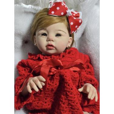 Imagem de Bebê Reborn Barata 100 Silicone pode Dar Banho Igualzinha a foto - Kel