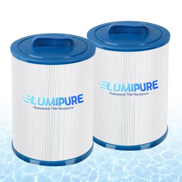 Imagem de LumiPure Cartucho de filtro de banheira de hidromassagem PWW50P3 pacote com 2 peças de substituição 6CH-940, FC-0359, 817-0050, 25252, PWW50 serve para Pleatco, Unicel, Waterway Spas-15.2 cm de