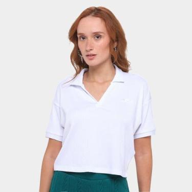 Imagem de Camisa Polo Fila Basic Feminina, Branco, G
