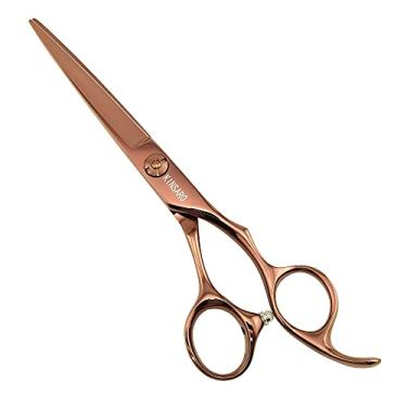 Imagem de Tesoura profissional de cabelo de 15 cm, tesoura de corte de cabelo, tesoura japonesa 440C, tesoura de corte de cabelo, tesoura de corte de cabelo, tesoura de corte de cabelo, ponta convexa Kinsaro