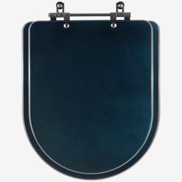 Imagem de Assento Sanitário MDF Carrara Azul Degrade para vaso Deca
