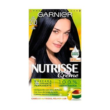 Imagem de Tintura Creme Nutrisse Garnier Café Azulado 210 Kit