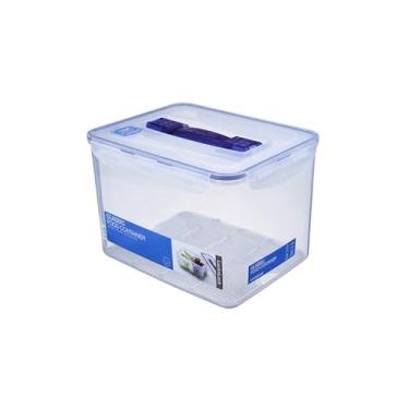 Imagem de Pote hermético tipo maleta com grade removível e alças - Lock&Lock - 12 Litros