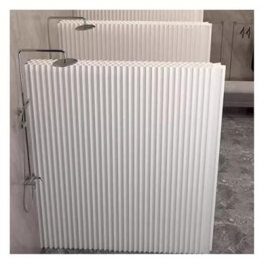 Imagem de Biombos e Divisórias Divisória De Ambiente Dobrável, Separador De Ambiente Portátil À Prova D'água Feito De Papel Para Escritório Doméstico, Divisória De Parede Retrátil Flexível Para Separação E Deco