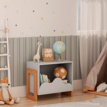 Imagem de Estante Organizadora Multiuso em Mdf Nuvem Fendi Genialflex 65x55x38 c