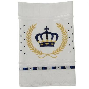 Imagem de Toalha De Lavabo Bordada Personalizada- Diversos - Dohler, 4 Coroa