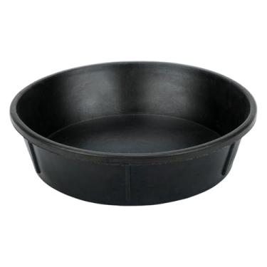 Imagem de simhoa Balde de ração para cavalos, alimentador de borracha, multiuso, resistente, empilhável, recipiente para alimentação de galinhas, banheira, para