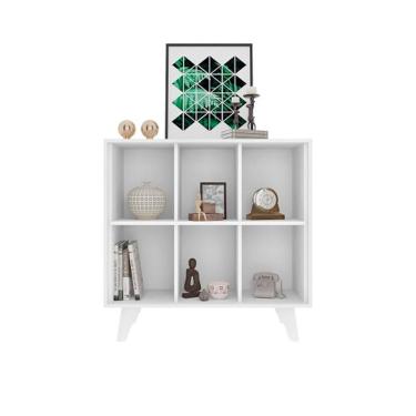 Imagem de Aparador Organizador Panama Branco - RV Móveis