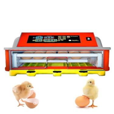 Imagem de Chocadeira de ovos para chocar pintinhos, reposição automática de água, controle de umidade, tela digital de LED, chocadeira de aves para chocar galinhas, patos, gansos e pássaros