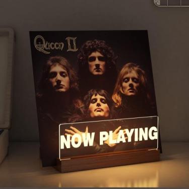 Imagem de Suporte para discos de vinil Lampeez Light up, agora tocando com LED