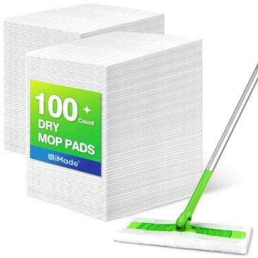 Imagem de Panos de limpeza a seco, refil de esfregão de 100 unidades UNIMADE Swi
