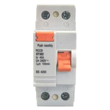 Imagem de Interruptor Diferencial Residual Idr Bipolar 40a 30ma 240v - Digital T