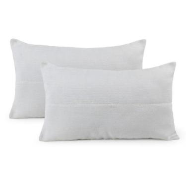 Imagem de Kit 02 Capas para Almofada em Linhão Cru Castele 28cm x 50cm - Paulo C