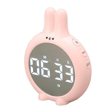 Imagem de Timer digital fofo multifuncional de alta precisão Timer de contagem regressiva para crianças para esportes de cozinha de lição de casa