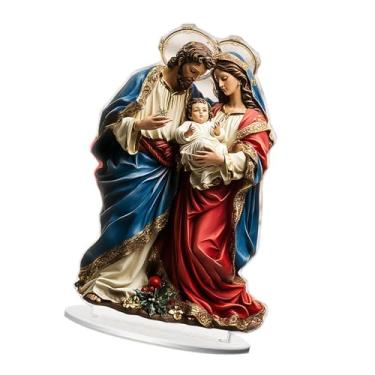 Imagem de predolo Ornamento de acrílico 2D com base de mesa, arte decorativa, placa para estante, mesa, escritório, peça central, sala de estar, Style a