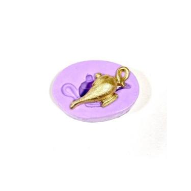 Imagem de Molde de silicone lâmpada alladin para decorar f115 - Confeitaria dos 