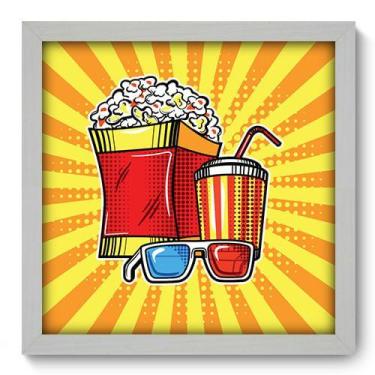 Imagem de Quadro Decorativo - Cinema - 33cm x 33cm - 051qdhb - Allodi