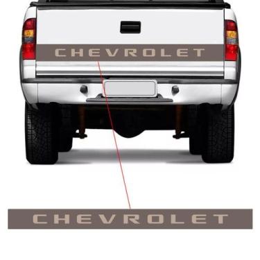 Imagem de Faixa Traseira Chevrolet S10 Rodeio 2006/2008 Champagne - SPORTINOX, S