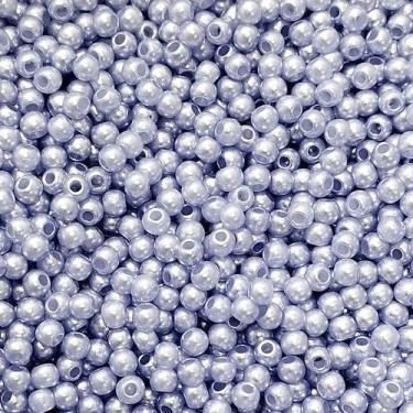 Imagem de PÉROLA DE ABS LISA Nº 03 20G PEROLA 3MM - LADEIRA BIJUTERIAS, Azul pas