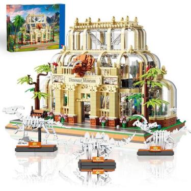 Imagem de Bloco de Montar de Encaixe Museu de Fósseis de Dinossauros 2788 peças 
