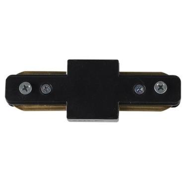 Imagem de Conector Slim Preto para Trilhos - Blumenau - Blumenau Iluminacao