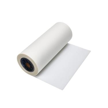 Imagem de Deesucc Rolo de filme de transferência DTF 33 polegadas 328 pés sublimação fosca dupla face para impressão direta DIY em camisetas sacos têxteis