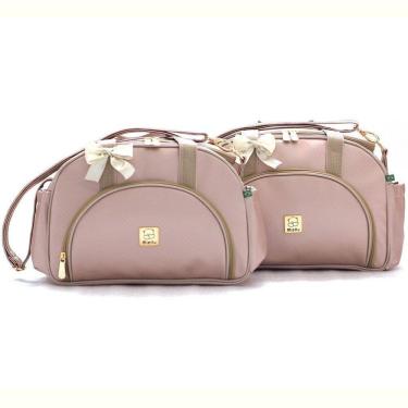 Imagem de Kit Bolsas Maternidade Bebe Menina Menino - M, P E Trocador