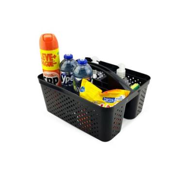 Imagem de Cesto Organizador Transporta Tudo C/ Alça De Plástico Nitron Para Prod