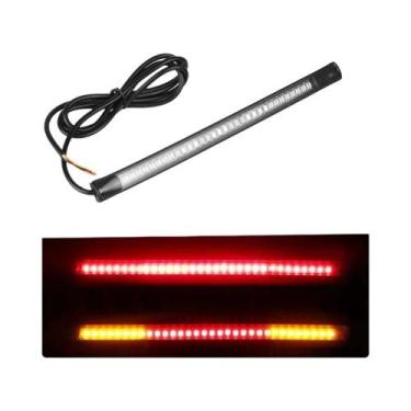 Imagem de Barra De Luz Traseira Flexível De 48 LEDs Para Motocicleta, Sinal De F