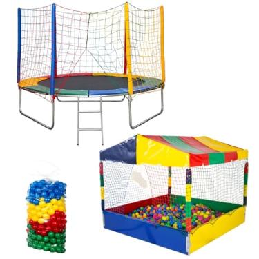 Imagem de Pula Pula Cama Elastica 2,44m e Piscina de Bolinhas 1,50m Infantil com 500 Bolinhas