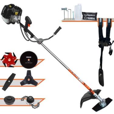 Imagem de Roçadeira Aparador de Grama Terra GRH520 À Gasolina 2T 52cc 2,5HP 6.50