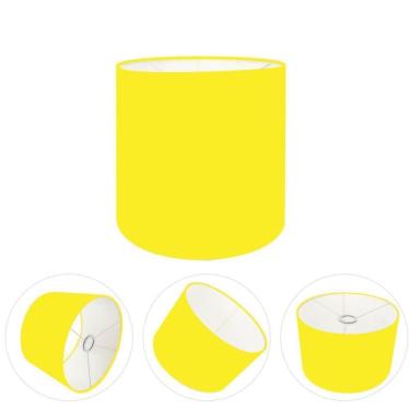 Imagem de Cúpula Abajur Cilíndrica Cp-7005 ø18x18cm Amarelo