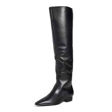 Imagem de SCHUTZ Botas femininas Helena acima do joelho, Preto, 36