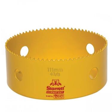 Imagem de Serra Copo Bi Metal 4.3-8"" 111mm - Fch0438-g - Starrett Serra Copo Bimetal 4.3-8in 111mm Starret