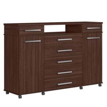 Imagem de Comoda Sapateira Para Quarto 2 Portas London Demóbile - Domóbile, CAFÉ