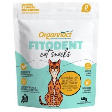 Imagem de Petisco Para Gatos Organnact Fitodent Cat Snacks 40Gr - Neon Pet Shop