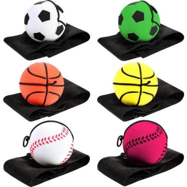 Imagem de Bola de pulso Skylety Sports Ball on a String, brinquedo de 6 peças