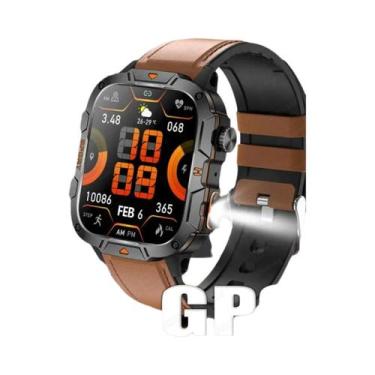 Imagem de Relógio Inteligente Militar Masculino Com Tela AMOLED, Monitor De Freq