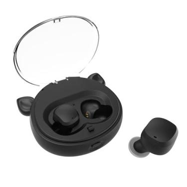 Imagem de Cartoon Cute Pet Devil Redução de Ruído Sem Fio Bluetooth Headset BT.v