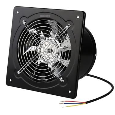 Imagem de HENGJINGTR Exaustor de Cozinha de Baixo Ruído, Ventiladores de Parede de 4-8 Polegadas, Ventilador de Ventilação para Sótão, Cozinha, Centro Comercial e Escritório (110V/220V),220v,6Inch