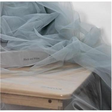 Imagem de Rolo De Fio De Malha Luz Gaze Nevoeiro Tecido De Malha Macio Delicado Cor Pura Fio De Renda Para Diy Fundo Véu Vestido De Noiva Fada Decoração De Tule, Light Green, L 200CM x W 160CM