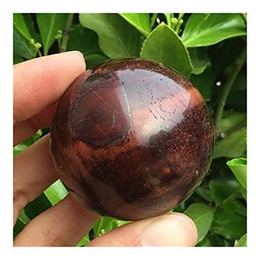 Imagem de Olho de tigre vermelho natural raro escultura esfera bola Reiki pedras esculpidas artesanato atacado bonito
