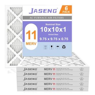 Imagem de Filtro de ar JASENG 9,75x9,75x1,9 cm MERV 11, pacote com 6