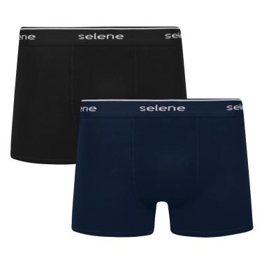 Imagem de Kit 2 Cuecas Boxer Selene Algodão Masculino